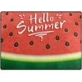 thumbnail image 2 of GZHJMY Watermelon Hello Summer Red Area Rug Living Room Rugs - 5'3" x4 Abstract Large Soft Indoor Washable Rug Low Pile Carpet for Bedroom Dining Room Office Carpet Runner, 2 of 7