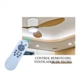 thumbnail image 2 of Control Remoto Universal para Ventilador de Techo con Brillo Ajustable y Luces., 2 of 5
