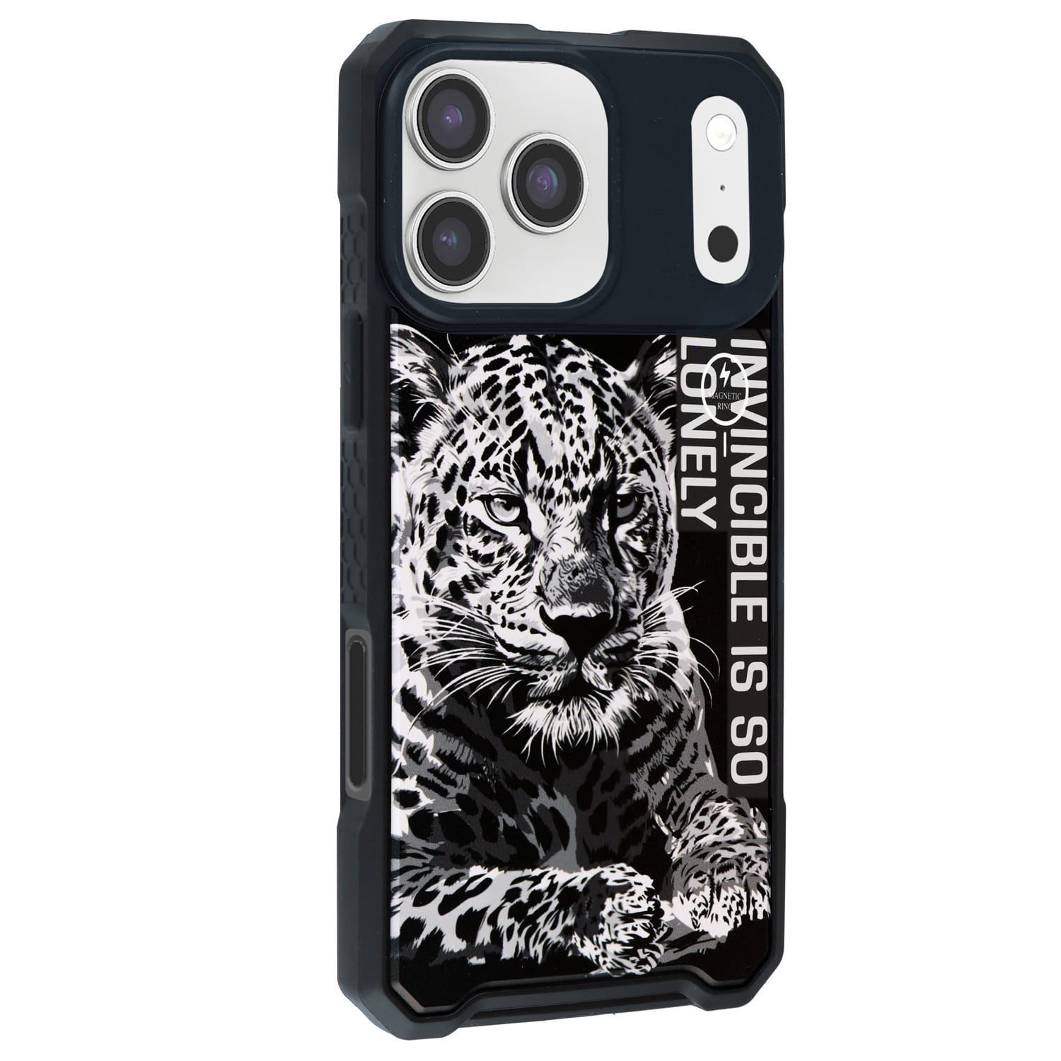 Cyber Magnetic DIY Series Cases for iPhone 17 Pro Max - Black