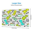 thumbnail image 2 of Cauagu Funny Dinosaurs on Stripes for Large Mouse Pad,XXL Extended Gaming Mouse Mat Long Extended Desk Mat Big Desk Pad Mat(16 x 29.5in) for Work/Game/Office/Home, 2 of 8