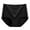 Black, variant on Nnhblu Seamless Underwear for Women Cotton Lace High Waist Shapewear Seamless Panties for Women Black 1 Pack Underpants