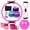 #4-Pink, variant on Yoga Pilates 13 Piece Fitness Set Home Exercise Novice Yoga Equipment Accessories