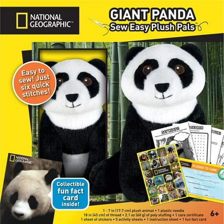 National Geographic Make And Play Plush Kit, Giant Panda - Walmart.com