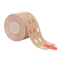 thumbnail image 3 of Greeniant Nueva cinta adhesiva deportiva para músculos perforados de 2 tamaños, cuidado terapéutico, cinta de kinesiología perforada Accesorios para máquinas de ejercicios azul, 3 of 6