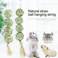 thumbnail image 2 of Flmtop Rabbit Chew Toy Rich Fiber Teeth Grinding Playing Hamster Chewing Grass Snack Small Animals Supplies, 2 of 11