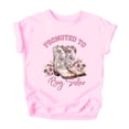 thumbnail image 4 of Promoted to Big Sister Shirt for Girls Pink Western Cowgirl Boots Floral Cute Sibling Tee Pink Shirt Youth Medium, 4 of 8