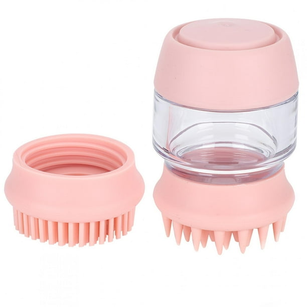 Shampoo Dispenser Bathing Brush, Pet Scrubber, Pet Shower For Dogs Cats