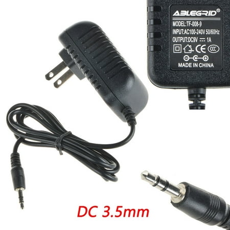 ABLEGRID Mini-Jack Phone Tip AC Adapter For RAT MXR DOD Guitar Effect Pedals Power Supply Cord Charger PSU (with Phone plug