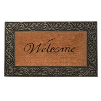 Calloway Mills Prestige Silver Monogram Outdoor Doormat 18" x 30" (Letter J)