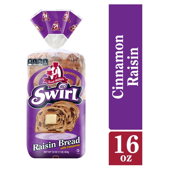 Cinnamon Raisin Swirl White Bread 16 oz