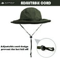 thumbnail image 7 of AYAMAYA Fishing Hat with Neck Face Cover, Sun Hat with Mesh , Anti Mosquito Gnats Net Hat for Hiking, Backpacking,Camping(Army Green), 7 of 7