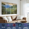 thumbnail image 3 of Rustic Farmhouse 8 Pack Art Acoustic Panels Sound Absorbing Island Hawaii Waterfall Decorative Soundproof Wall Panels Self Adhesive for Nursery Game Room Bedroom 48"x32", 3 of 7