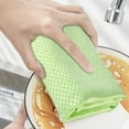 thumbnail image 4 of sruoe Microfiber Cleaning Cloths, Kitchen Dish Cloths Scrubbing, Cleaning Rags, Cleaning Rags Reusable, Kitchen Towel, Car Cleaning, Absorbent Dishcloth for Home Kitchen, 4 of 5