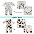 thumbnail image 3 of Disney Clothes Baby Boys 2-Pack Quilted Footed Coveralls - Mickey Mouse, Winnie the Pooh and Dumbo (0/3M-6/9M), 3 of 7
