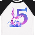 thumbnail image 4 of Inktastic 5th Birthday Mermaid Tail Boys or Girls Toddler T-Shirt, 4 of 5