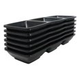 thumbnail image 5 of Pack Of 6 Black Silk Melamine 3 Partition Condiment Sauce Dipping Bowl or Dishes, 5 of 9