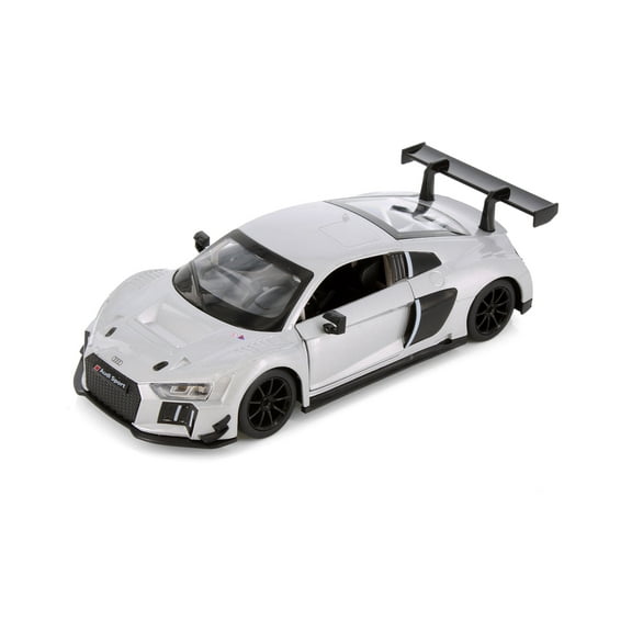 Audi R8 LMS Hardtop Sports Car, Silver - Showcasts 68262CD - 1/24 Scale Diecast Model Car