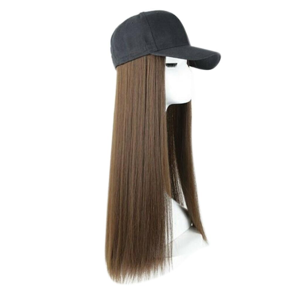 Baseball Cap With Synthetic Hair 