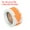 Bright Orange, variant on 2.8x1.2" Small Arrow Sticker Label, Adhesive Color Coding Decal, Bright Yellow 150 Pack
