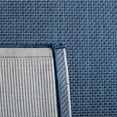 thumbnail image 4 of SAFAVIEH Courtyard Deziree Bordered Indoor/Outdoor Area Rug, Blue/Light Beige, 5'1" x 7'6", 4 of 6