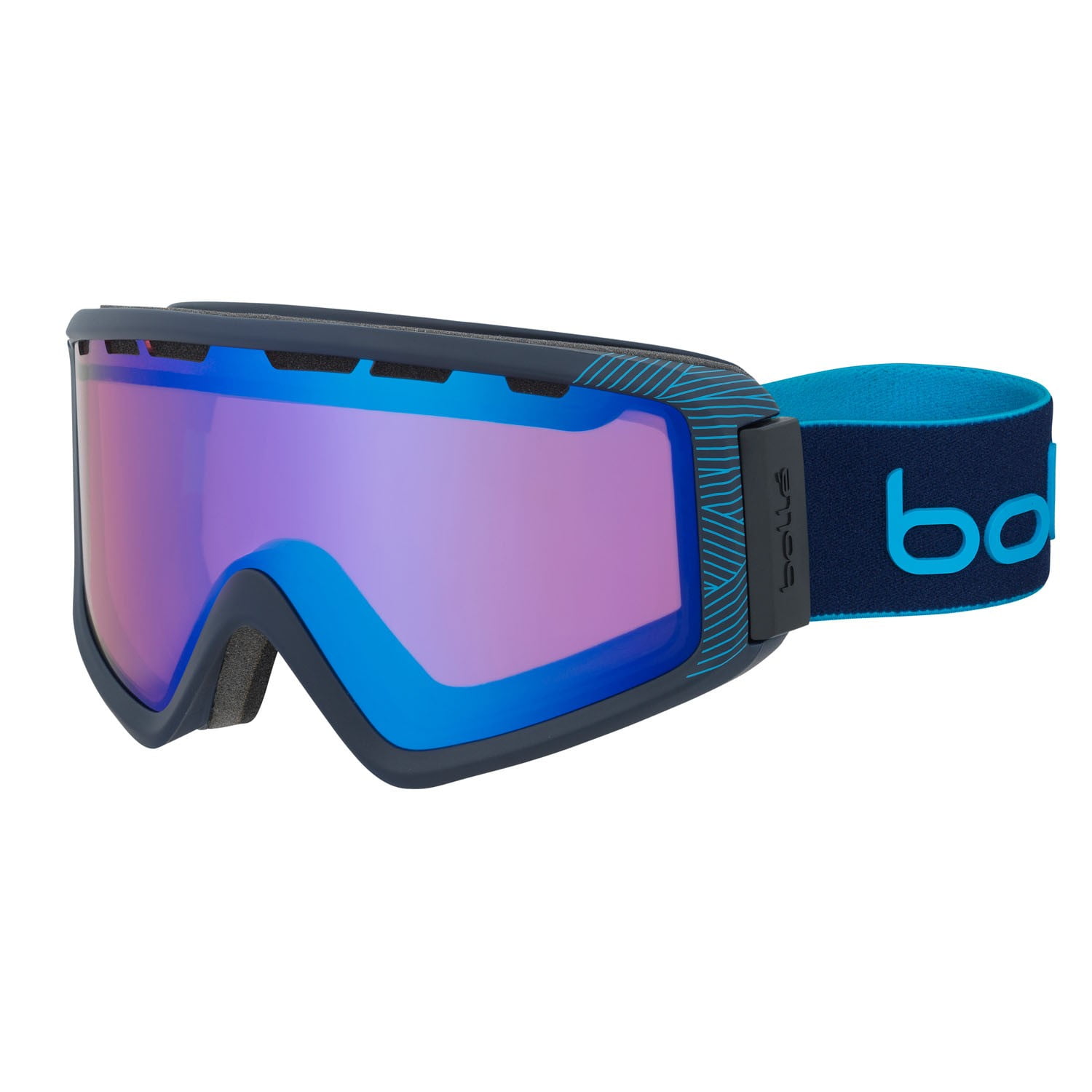Bolle Winter Z5 OTG Matte Navy & Blue Natura Aurora 21606 Ski Goggles AF M L by Supplier Generic