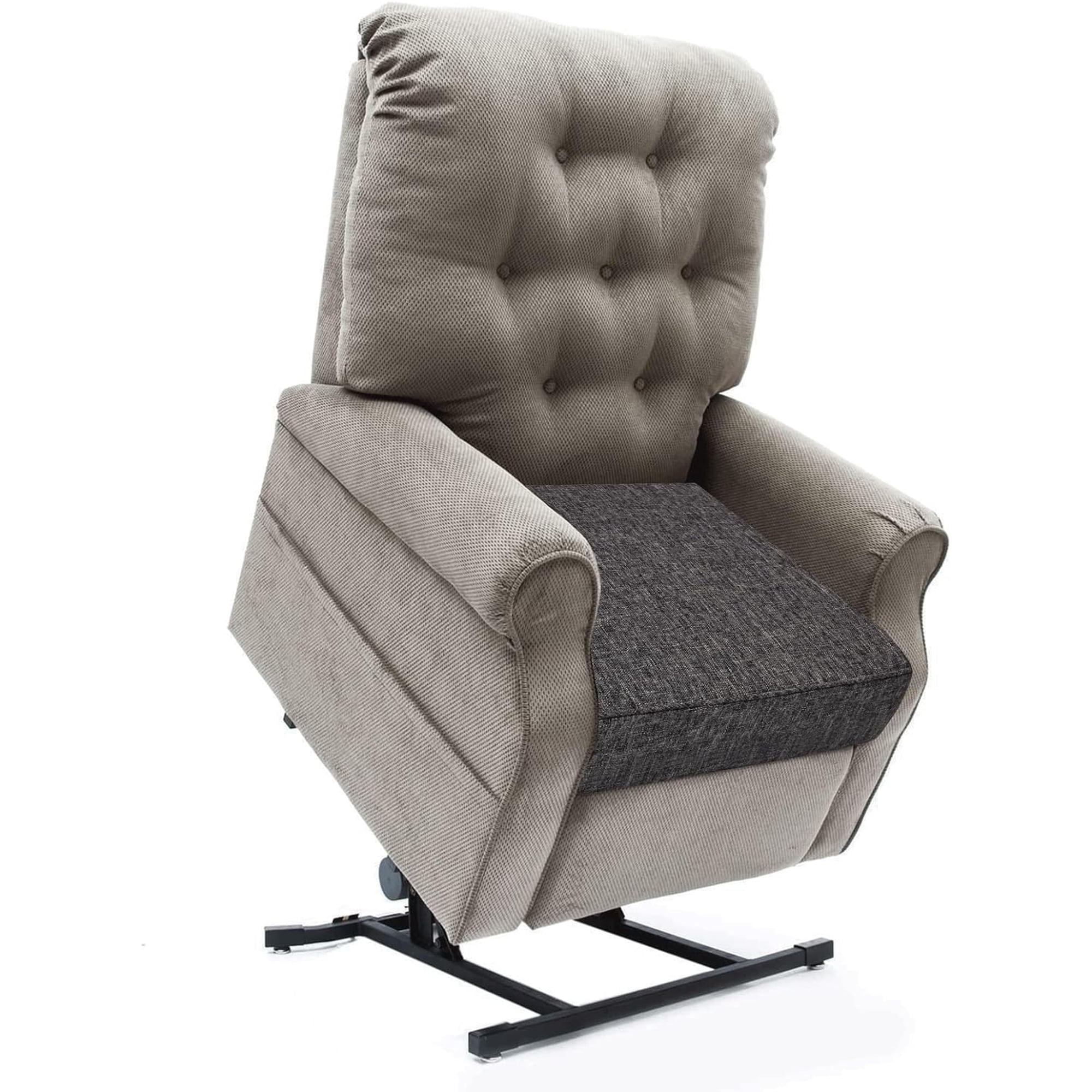 Thickened Chair Lifting Cushion for Elderly 20" x 20" x 5", Original Woven Fabric High-Density Foam Recliner Chair Pad Couch Armchair Seat Cushion, Gray