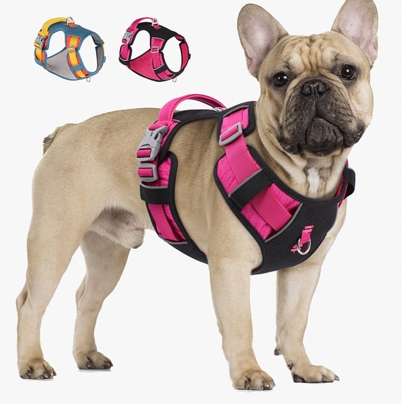 Beirui No Pull Soft Mesh Padded Dog Harness Reflective Waterproof Vest Front Clip S-L