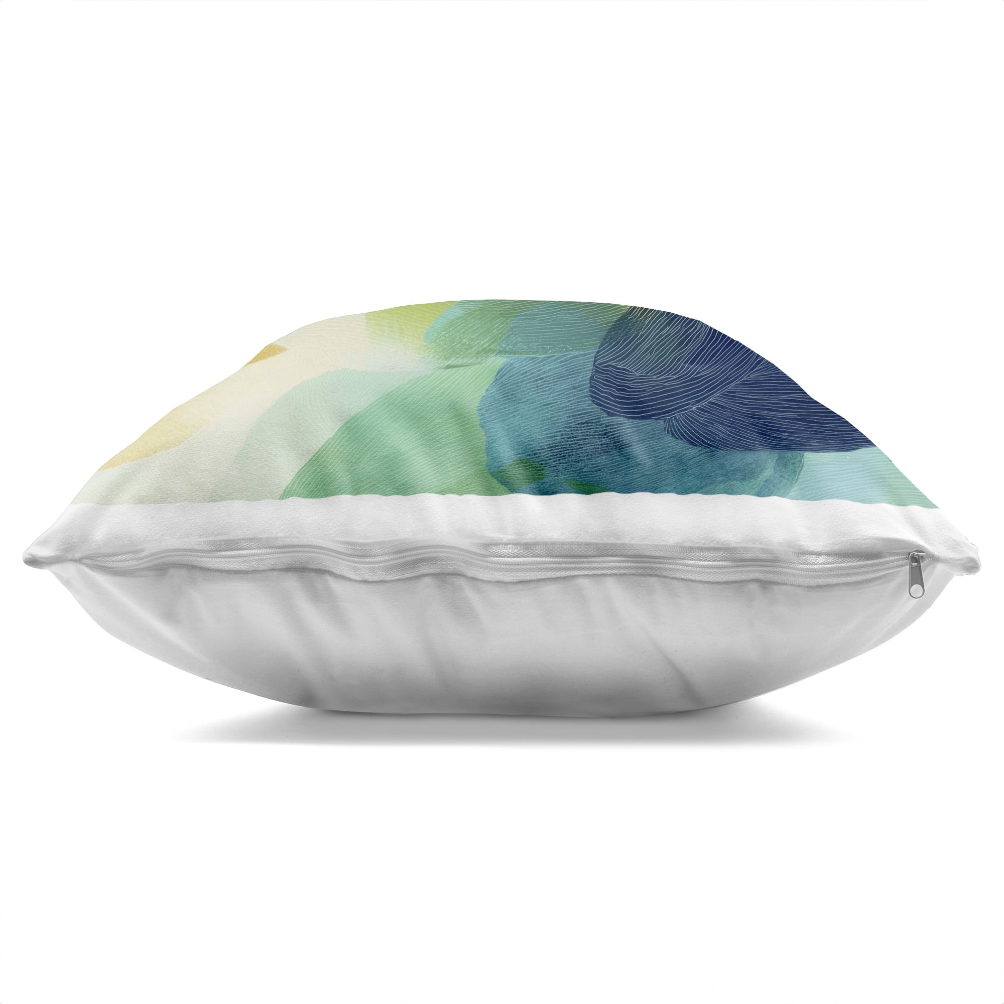 Stupell Industries Vivid Flowing Color Field Decorative Printed Throw Pillow, design by Chromatic Storm Studio, 18 x 7 x 18