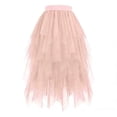 thumbnail image 5 of ATOGUTA Cute Girls Skirt Ruffle Tulle Tutu Dresses Cute Summer Party Princess Sundress Size 4T-15. Pink, 5 of 6