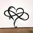 thumbnail image 4 of Fasiaou Metal lOVE Wall Decor Olive Art Wrought Iron Scroll Sculptures for above Door, Living Room, Bathroom, Hallway, Office, Indoor and Outdoor Decoration (Black), 4 of 7
