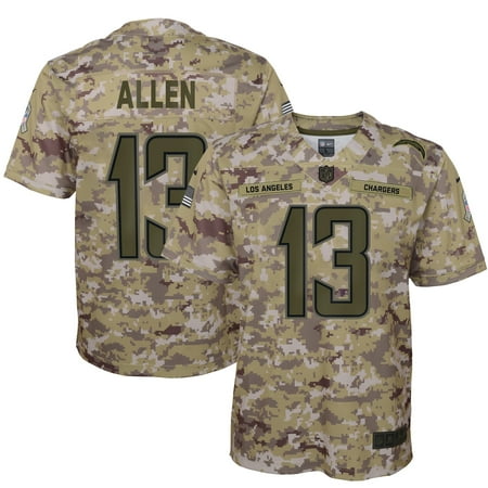 Cw Jersey - Keenan Allen Los Angeles Chargers Nike Youth Salute to Service Game Jersey - Camo