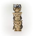 thumbnail image 1 of Alpine Corporation QWR1064SLR Alpine 25" Tall Outdoor Powered Binocular Owls Yard LED Lights Solar Statue, Multicolor, 1 of 4