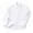 White, variant on GobdXE Solid Peter Pan Collar Long Sleeve Button Down Shirt Unisex Kids Back to School Uniform Plain Casual Blouse Tops for Boys Girls 17-18 Years,White