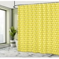 thumbnail image 4 of Ambesonne Animal Shower Curtain, Cartoon Funny Lemurs Pattern, 69"Wx84"L, Earth Yellow, 4 of 4