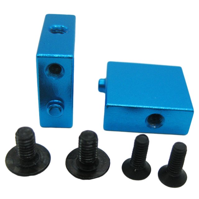 Ounissouiy RCGOFFLOW 2 uds Servo Digital de aleación de aluminio para 1/18 Rc Servo Wltoys A959 A979 A969 959B 969B 979B pieza de coche RC Kits de construcción modelo Azul