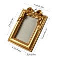 thumbnail image 3 of Christmas Photo Ornament,Picture Frame Cedar Decoration Bow Top Design Hanging Keepsake for Christmas Tree Mantel Home Decor, 3 of 6