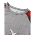 thumbnail image 5 of Meihuid Family Christmas Elk Pattern Round Neck Long Sleeves Pajamas Trousers, 5 of 10