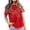 Red, variant on Public Women's Plus Size Short Sleeve Graphic Tees Casual Crew Neck Loose Fit T Shirt Butterfly Printed Summer Tops Red S