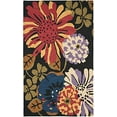 thumbnail image 3 of Safavieh Jardin 4' X 6' Hand Tufted Multicolored Wool Rug in Black, 3 of 5