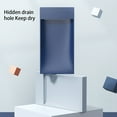 thumbnail image 2 of Bewildely Soporte para baño, cepillo para encimera, de almacenamiento, para el hogar, caja para horquillas, organizador de bandeja inclinada de Juegos de accesorios de baño Gris, 2 of 6