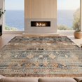 thumbnail image 2 of Design&I 6'x9' Ultra Soft Area Rug, Round Abstract Tapete Circle Southwestern Motif Redondo Para None Fluffy Washable Non Shedding for Guest Room Bedroom Living Room, 2 of 7