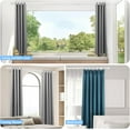 thumbnail image 6 of NeoMart Curtain Rods for Windows 16 to 76 Inches, Curtain Rod Max Adjustable Length of 88 IN, 6/8" Diameter Drapery Rods Round Finials, White, Pack of 1, 6 of 9