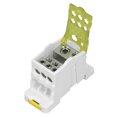 thumbnail image 1 of "High-Performance DIN Rail Junction Box - Fireproof 690V/125A Power Distribution with Brass Connectors & Multiple Wire Outlets"  

(Character count: 118)  

Alternative option:  
"Flame-Retardant DIN, 1 of 6