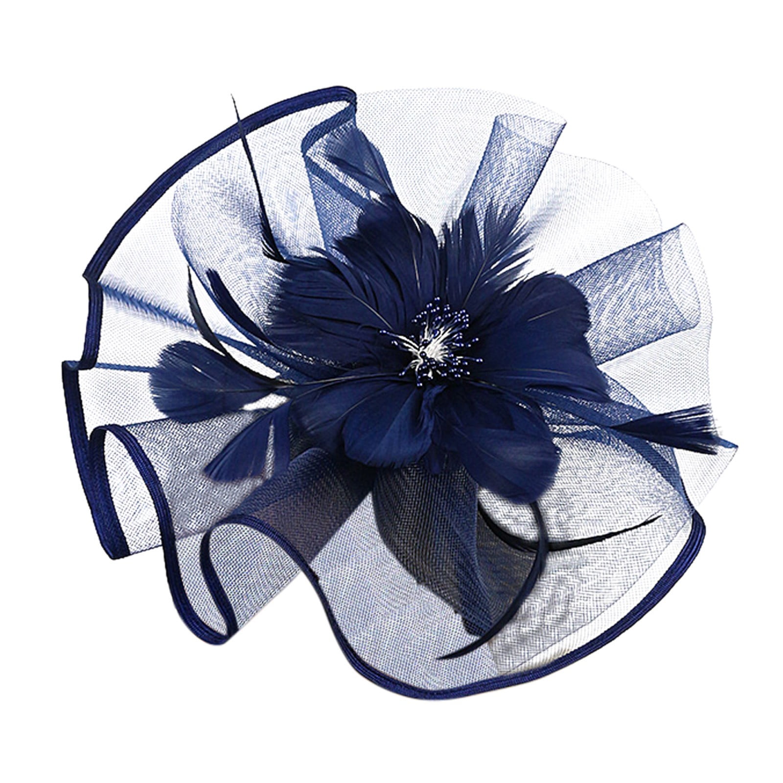 Headbands for Women Soft Hat Headwear Church Clip Fascinators Hat Wedding Party Cap Sweatbands Cool Women s Hair Accessories