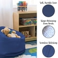 thumbnail image 4 of SoftScape Classic Junior - Bean bag - soft faux leather - navy, 4 of 6