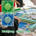 Blarkrus Mahjong Mat Anti Slip Noise Reduction Table Cover Board Game