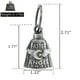 thumbnail image 2 of Campanas para moto Dream Apparel, ángel guardián, Gremlin Bell, 2 of 5