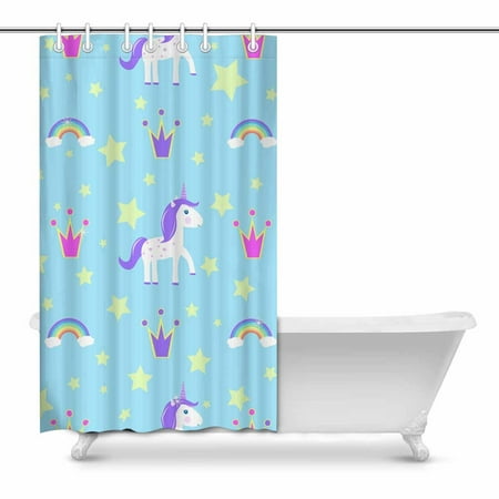 Pop Children S Pattern Unicorn Bathroom Decor Effect Shower