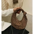 thumbnail image 3 of CoCopeaunt Hobo Bag Fashion Padded Cotton Chain Shoulder Bag Women Small Crossbody Handbag, 3 of 7