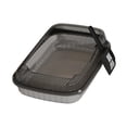 thumbnail image 3 of Caja de arena para gatos abiertos, bandeja de arena para mascotas, inodoro de gatos, baño para ir al baño, para gris, 3 of 8